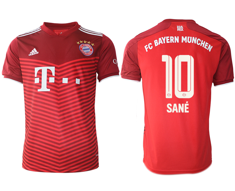 Men 2021-2022 Club Bayern Munich home aaa version red #10 Soccer Jersey->bayern munich jersey->Soccer Club Jersey